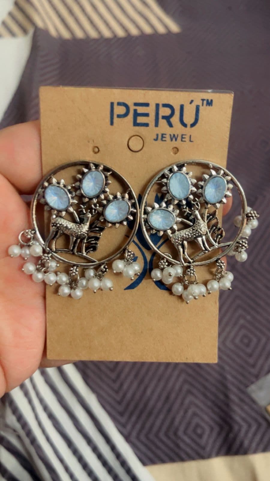Gulnaar Deer Earrings