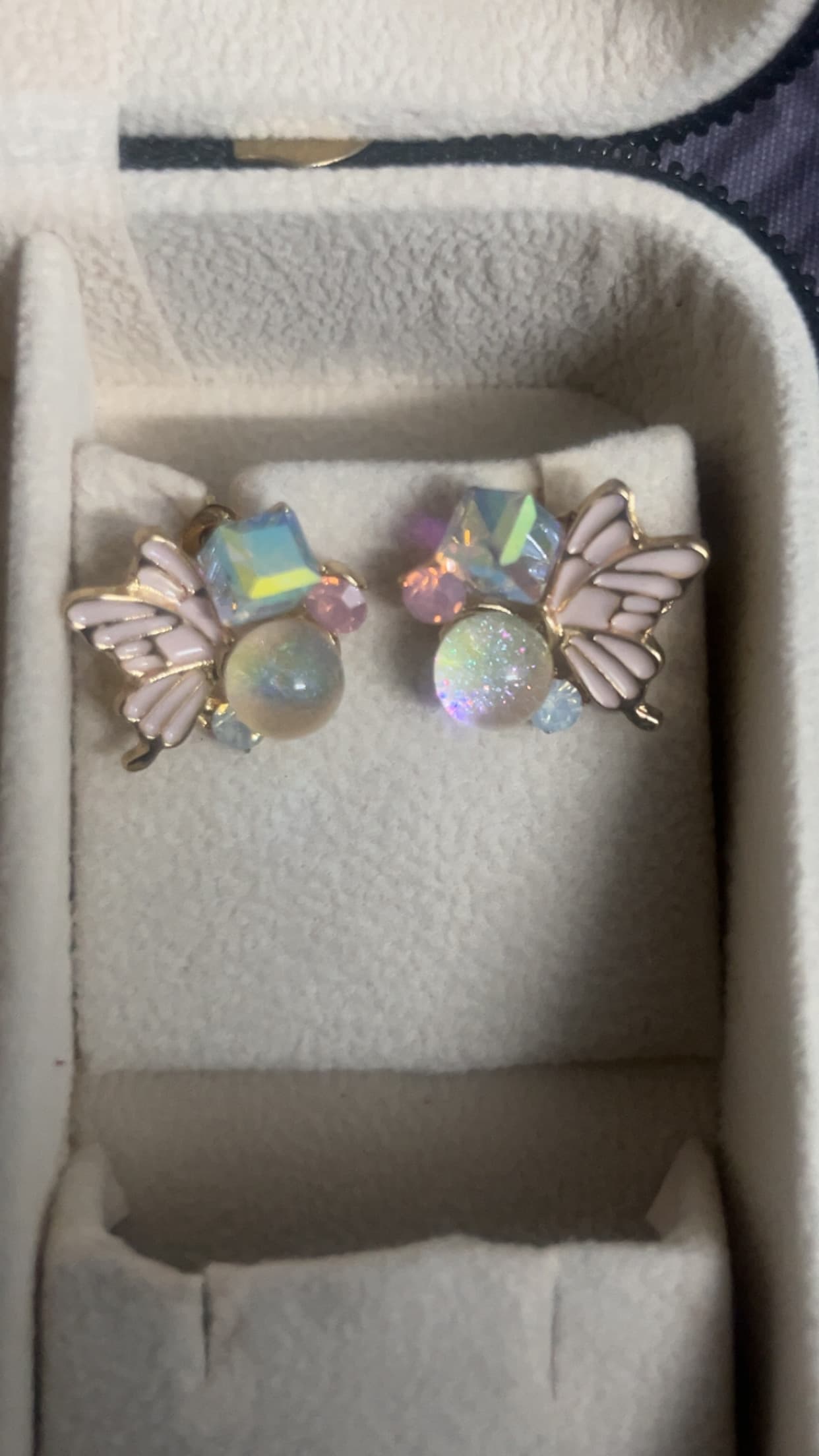 Aurora Butterfly Studs